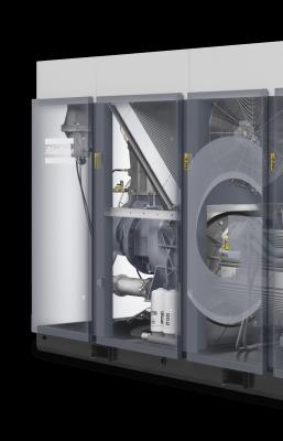 O óleo do refrigerador de ar injetou o atlas giratório Copco 160kw Ga160+ 60hz do compressor de ar do parafuso