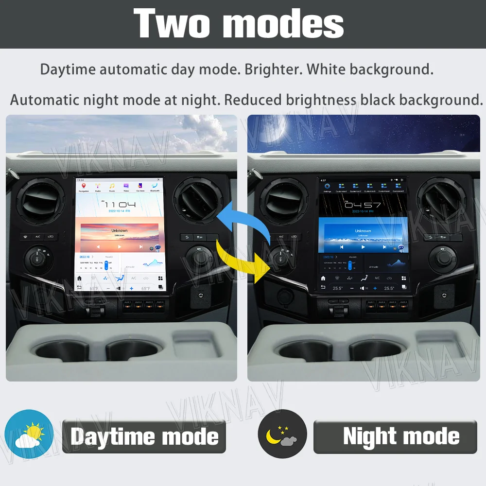 Viknav 12,1 дюймовый сенсорный экран Автомобильное радио для Ford F250 F350 F450 F650 2008-2016 Мультимедийный проигрыватель Авто стерео головный аппарат GPS Carplay