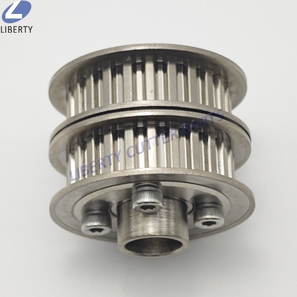 GT5250 Parts No. 89407000 Pulley-motor Final Assy,dual Drill, For S5200 Auto Cutter Parts
