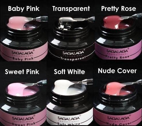 Private Label Nail Hard Gel Polish Builder Nail Extension UV Color Gel Professional Clear Nude Nail  Gel