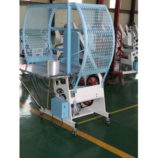 Automatic Strapping Binding Machine Blue Color For Corrugated Cardboard