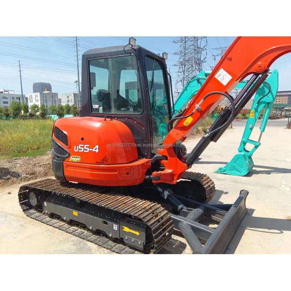Mini Second Hand Excavator 5.5 Ton Kubota U55 Used Excavator with Original Hydraulic Valve