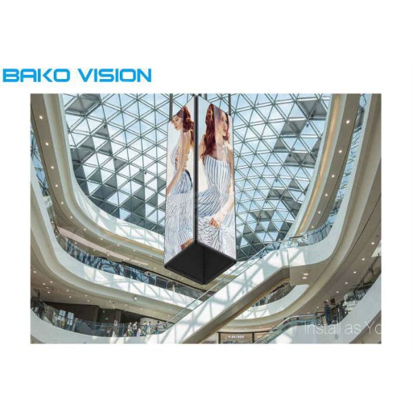 Nationstar Led Poster Panel , P2.5 P3 Video Advertising Display With Foldable Stand