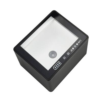 Escáner de código de barras de escritorio automático, quiosco negro, personalizado