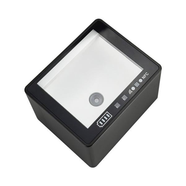 Scanner automatique de code à barres de bureau Scanner de code à barres de kiosque noir personnalisé