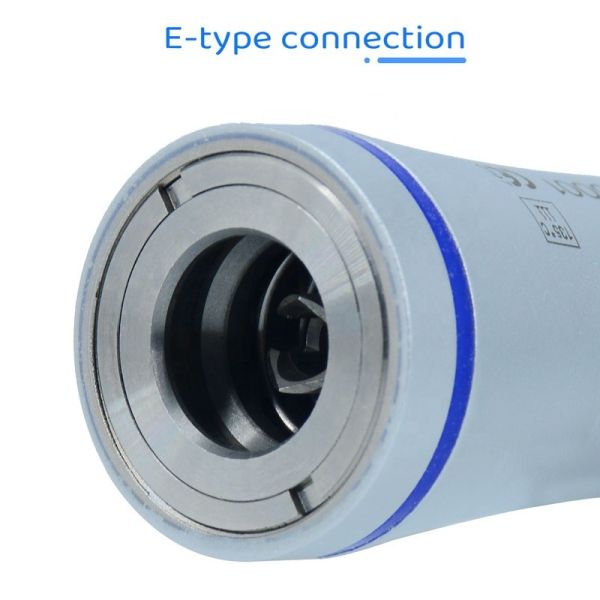 Contre le type bleu à basse vitesse dentaire connexion de la couleur E de Handpiece en métal d'angle