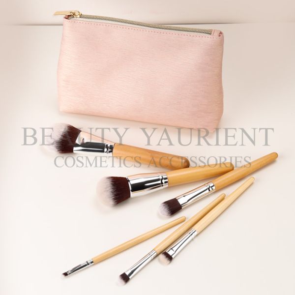 Professional PBT Hair Face Makeup Brush Set 6pcs Customized Bristle