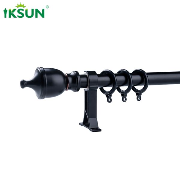 28mm Black Curtain Rod Rings Multifunctional For Living Room
