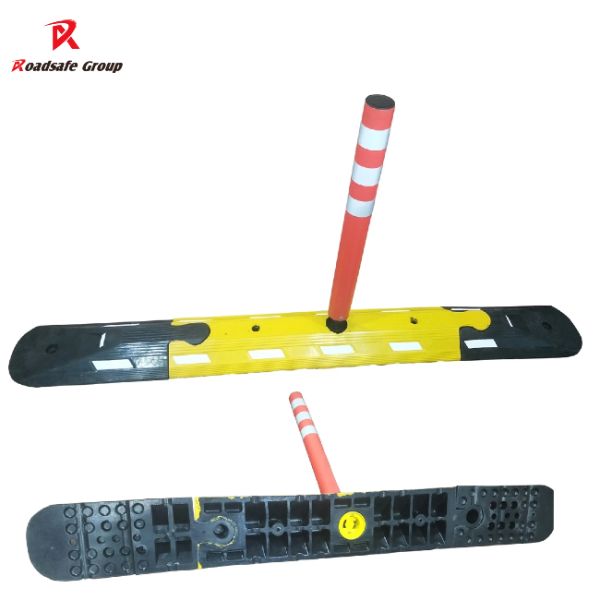 Roadsafe Traffic Road Delineator Post Diviner High-Intensity Prismatic Reflective Flexible 90cm Rubber Base Connecting Heavy Duty 15kgs
