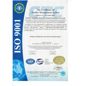 Foshan Paken Furniture Co., Ltd. Certificaciones