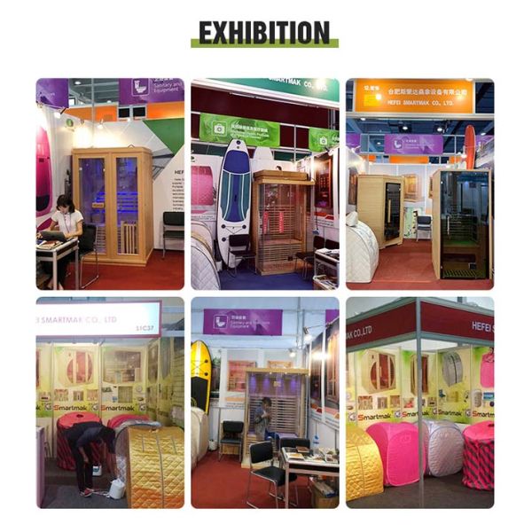 3 Person Bluetooth Compatible Wooden Steam Infrared Sauna For Home