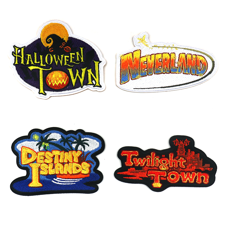 China Factory Wholesale Custom Ironing Embroidery Patch Random Style Embroidery Fabric Ironing Patch