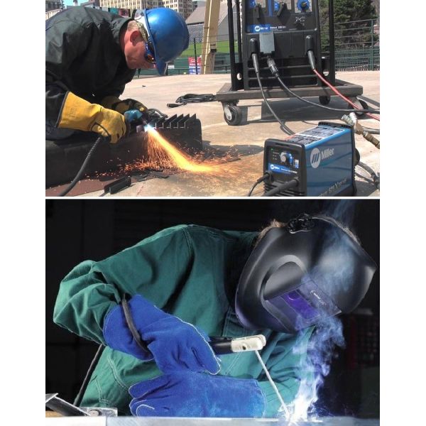 Короткие толстые кожаные высокотемпературные перчатки сварщика вполне кроют кожей сваривая перчатки замши перчаток сварщика кожаные сваривая