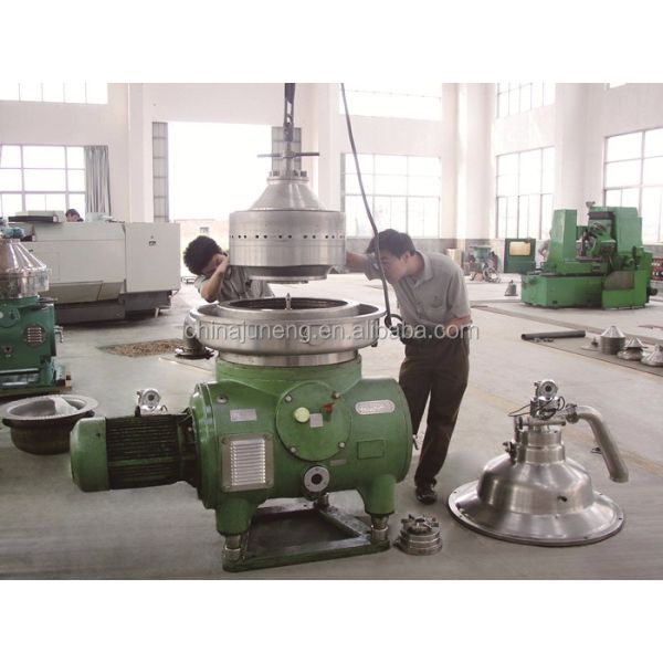High Speed 6600 rpm Disc Separator Centrifuge with 15 Kw Motor Power and 1 Year Warranty