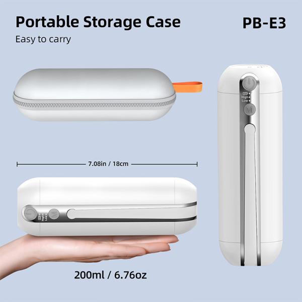 2025 2000mah Electric Peri Bottle Shattaf Shower Toilet Spray Bottle Sprayer Portable Water Bidet