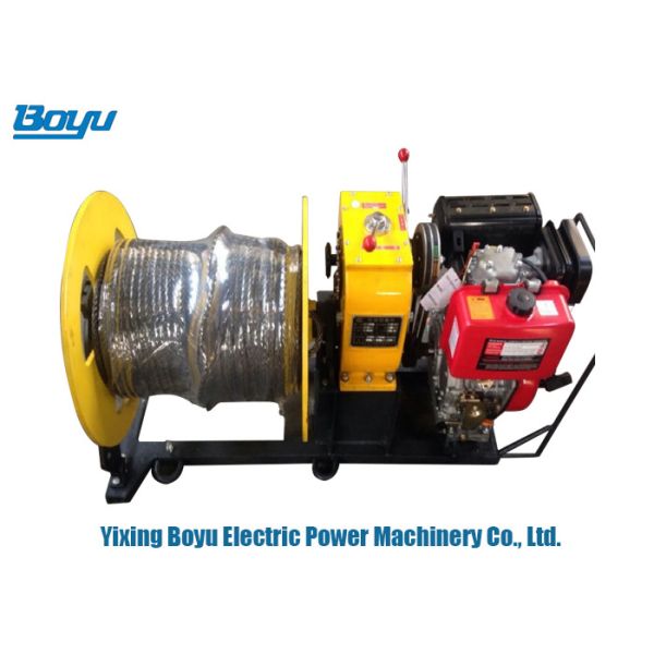 Herramientas de ensamblaje de líneas de transmisión de 50kN Tornos de tira de cables