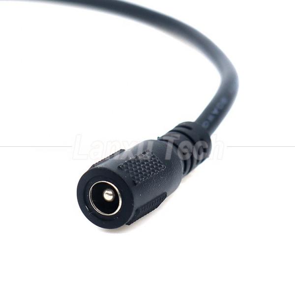 RCA Male to DC 5.5x2.1 5.5x2.5 3.5x1.35mm Female Plug Barrel Jack Pedal 12V DC Power Cable