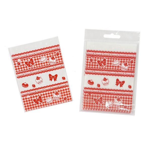 Твердые конфеты Прозрачные Opp Header Bag Перерабатываемые целлофанные пакеты для упаковки продуктов питания