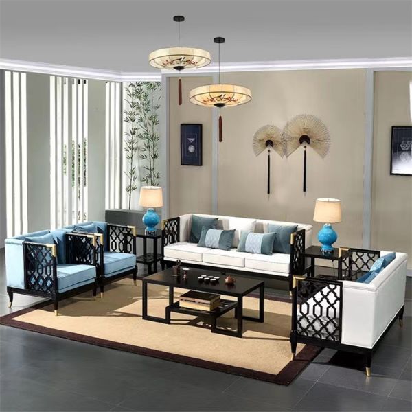 Роскошный диван-стул, набор секционных диванов для гостиной из кожи из микрофибры