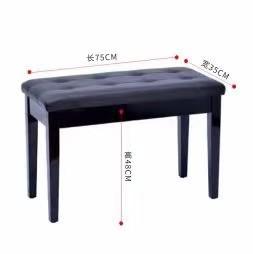 OEM high-end wooden music stool adjustable piano bench for music Piano Bench Musical instruments modern wooden piano