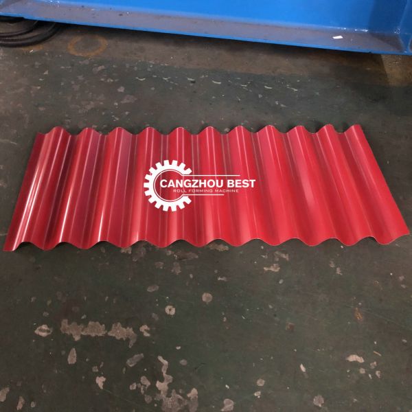 0.3mm 925mm Metal Roofing Panel Machine For IBR / Corrugatd Sheet