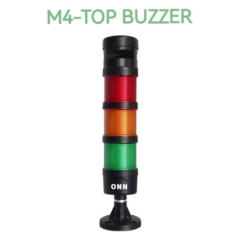 M4 Foldable LED Tower Light IP40 Rated Flashing Warning Signal Lamp AC DC12V For SMT Milling Machine
