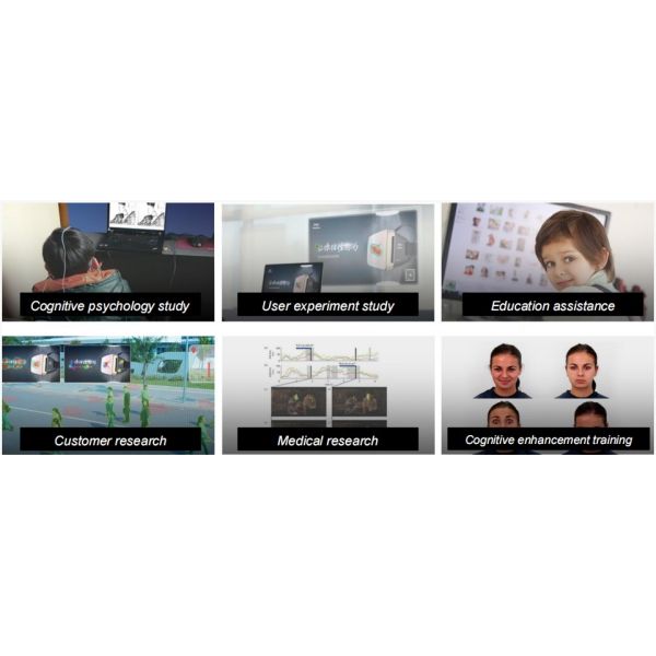 30hz / 60hz Plug And Play Asee Eye Tracker Glasses Collect Eye Movement Data