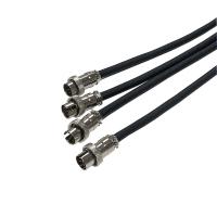 GX16 Conector de energía impermeable de cabeza masculina soldada con alambre 6 núcleo de metal de aviación