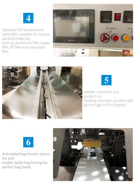 flow horizontal packing machine for bread/toast