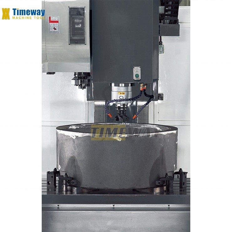 Metal Milling VMC1370 Vertical Machine Center with 5 T-Slots and Spindle Bore