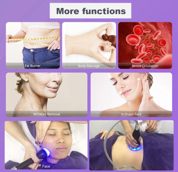 5 In 1 Multifunctional 40k 80k Vacuum Cavitation System Rf Lipo Laser Weight Loss Machine