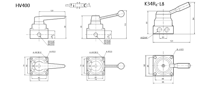 HV/K/4HV Hand Switch Valve