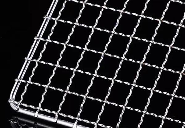 201 Stainless Steel Wire Mesh Cooling Rack Outdoor Barbecue Bbq Grill Tray