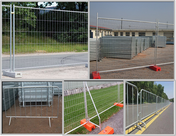 Galvanized Temporary Mesh Fence Removable Easy Installation 2.1m Height