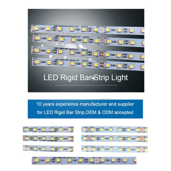 5730 6000K Rigid RGBW Ip65 Led Strip V Shape Aluminum Housing