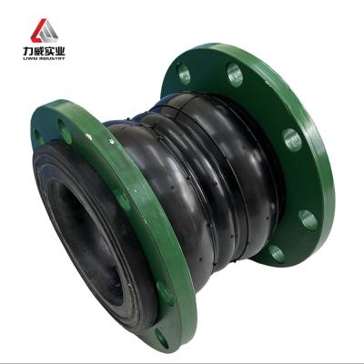 DN15-DN4000 Double Sphere Flexible Rubber Joint With More Than 2000 Sets Of Different Types And Carbon Steel Galvanized Flange