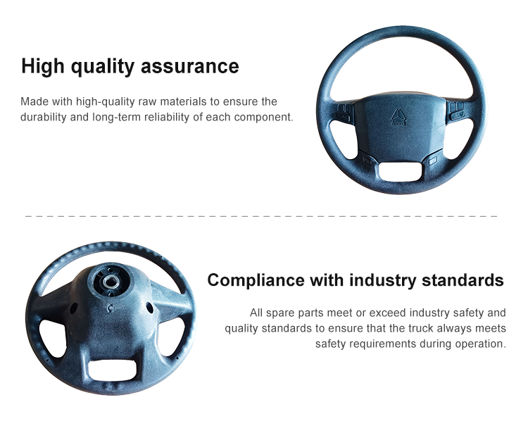 Cabin Steering Wheel Assembly WG9719470100 WG9725470099 for Sinotruk HOWO
