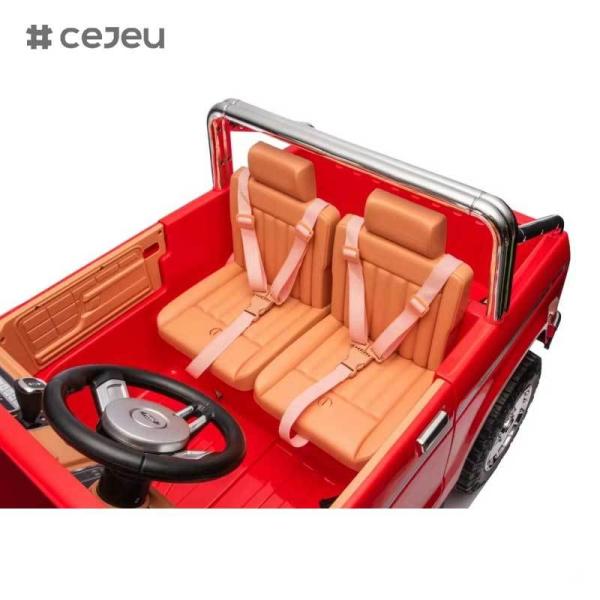 CJ-S323 F150 2025 Newest 24V Ford F150 Ride on Car Real Two-Seater Licensed Plastic Material for Kids 2 to 4 Years Old