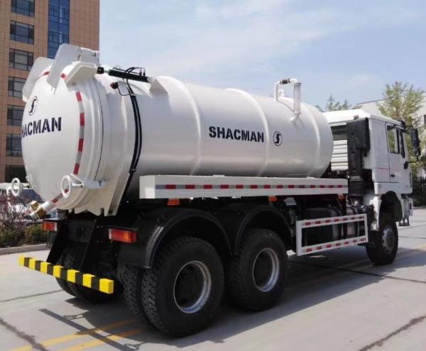 Shacman F3000 6x6 Sewage Suction Truck 380HP 70 Ton Payload