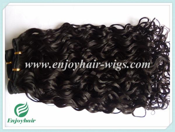Malaysian 5A virgin remy hair weave ,natural color(can be dye) curly 10''-26''