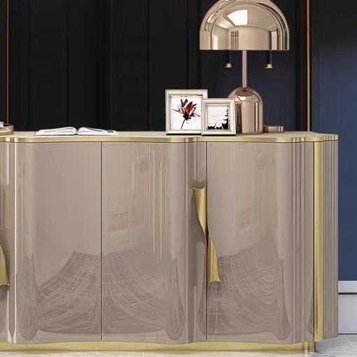 Hotel Dining Cabinet Modern Cabinet Stainless Steel Hotel Solid Wood Dining Cabinet