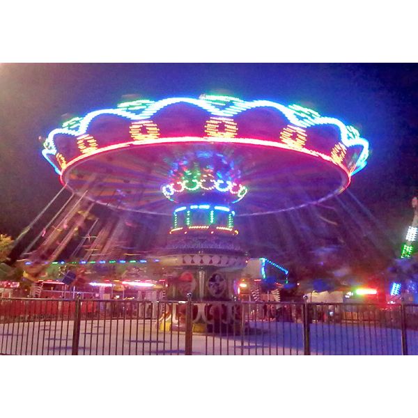 Glass Fiber Reinforced Plastic Flying Swing Ride 220V / 380V Voltage For Children