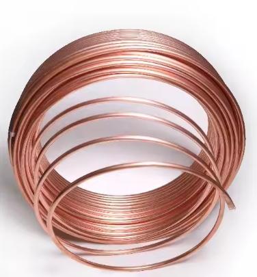 ASTM B280 AC 3/8'' 1/2'' 3/4'' 1/4'' Straight Copper Tube For HVAC Rolling Pancake Coil