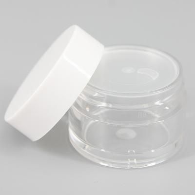 Creme facial que empacota recipientes cosméticos vazios transparentes do cilindro 25ml