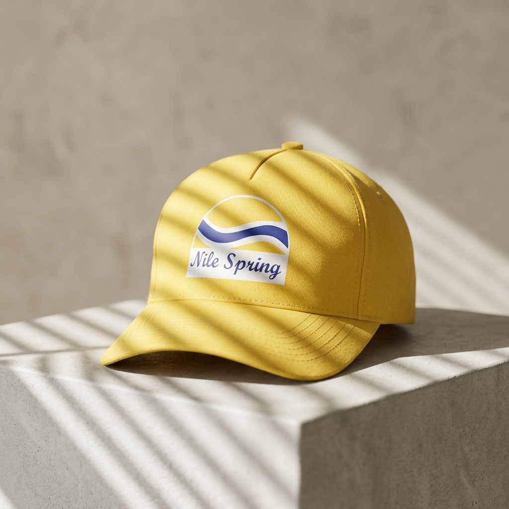 Boucle Textured Knit Five Panel Cap Screen Print Custom Design Style