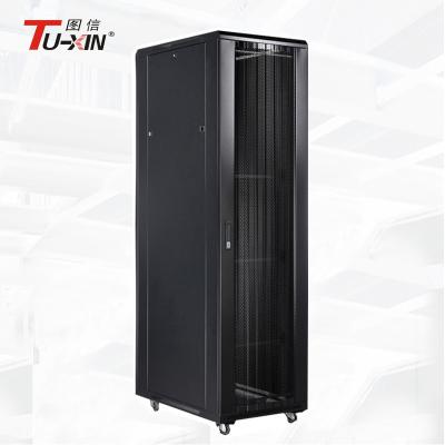600mm / 800mm Locking Network Cabinet Anti - Vibration For Communication
