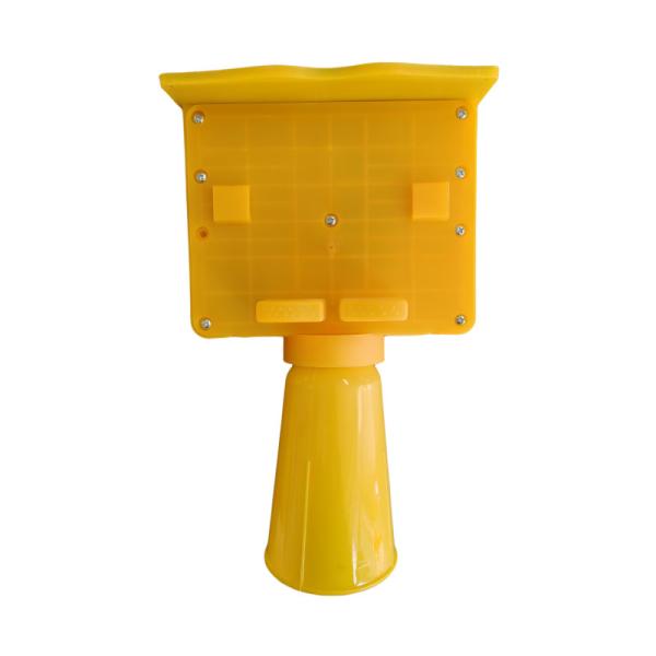 24LED 48pcs LED Yellow Red LED Blinkers Solar Traffic Lamp Barricade Light TRAFFIC Highway Safety