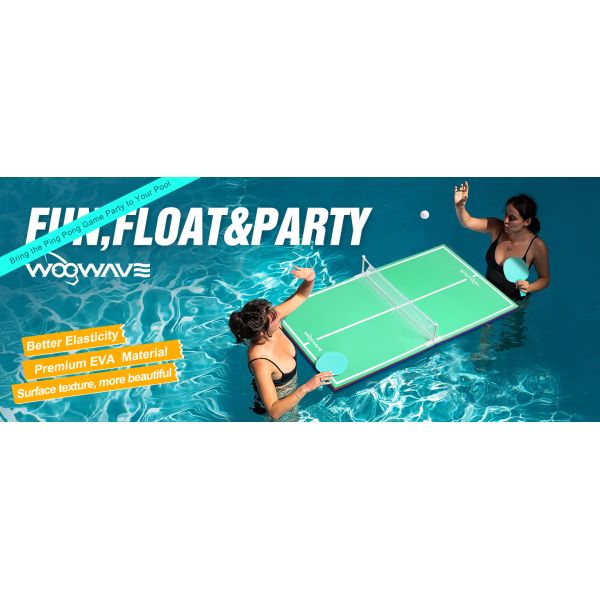 Packge Size 72.2*72.5*19CM WOOWAVE Customized Logo and Design Floating EVA Tray Table