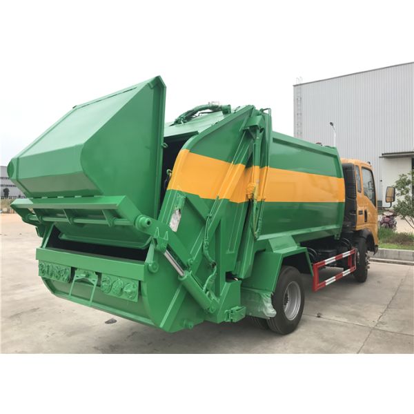 Тележка сборника отхода тележки 5тонс Компактор отброса ХОВО 4С2 8м3 обжала мусоровоз