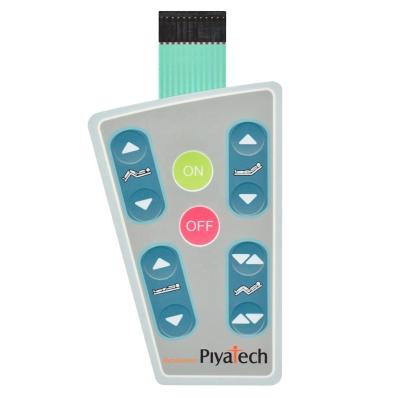 Clavier de membrane médical durable imperméable de commutateur de l'usine FFC FPC de Shenzhen
